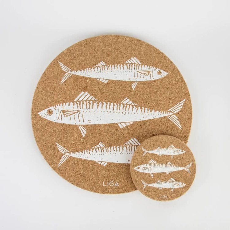 Love Liga Cork Mats - Mackerel