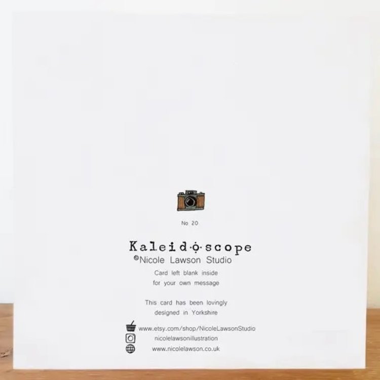 Kaleidoscope 'Mrs & Mrs' Lesbian Wedding Card