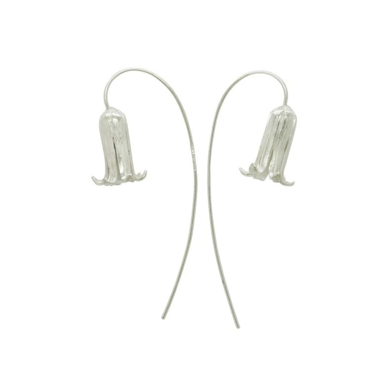 Silver bluebell earrings deals