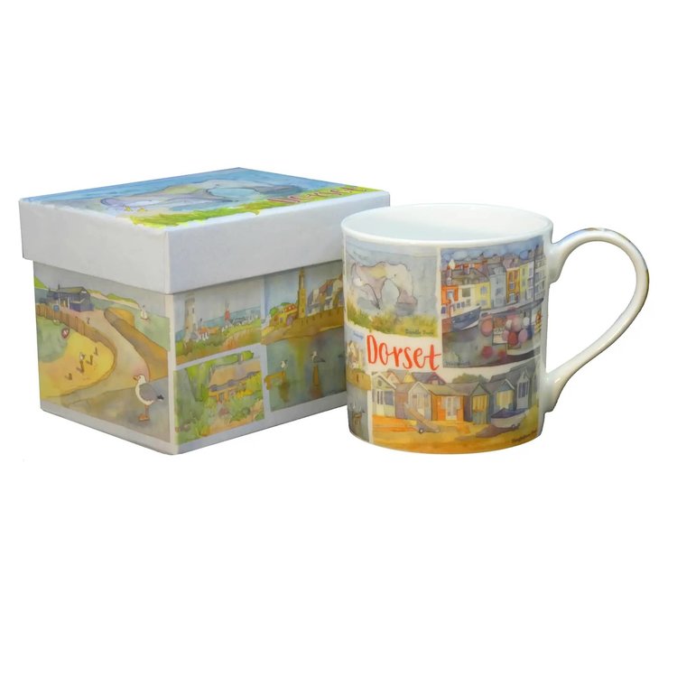 Emma Ball 'Dorset' Boxed Bone China Mug