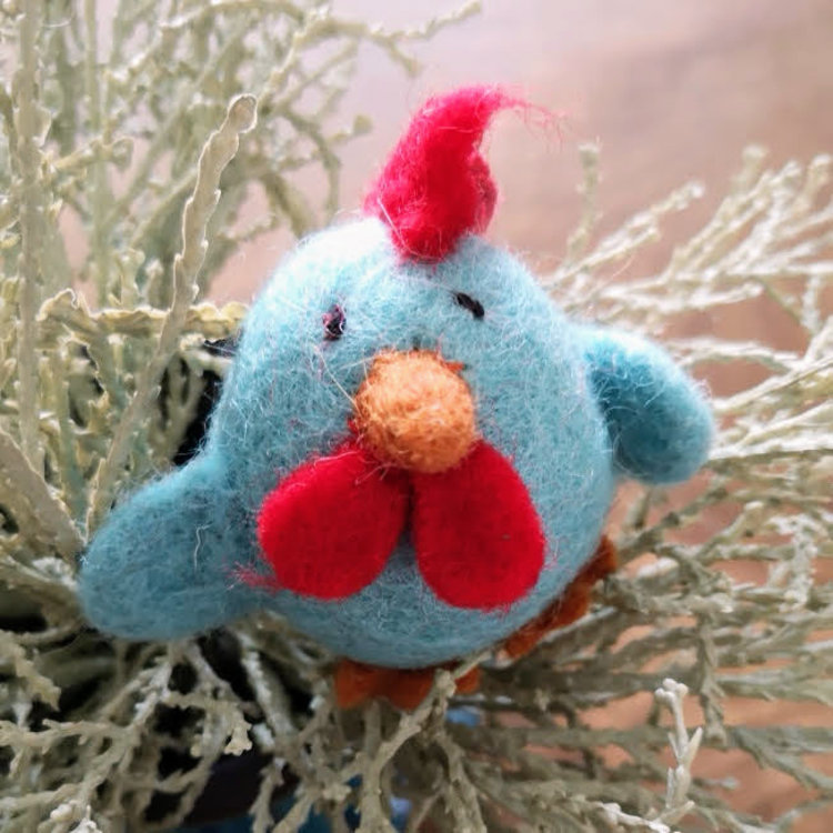 Felt So Good Handmade Felt Chattering Chick Hanging Decoration - Assorted