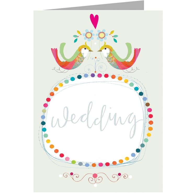 Kali Stileman 'Wedding' Silver Foiled Card