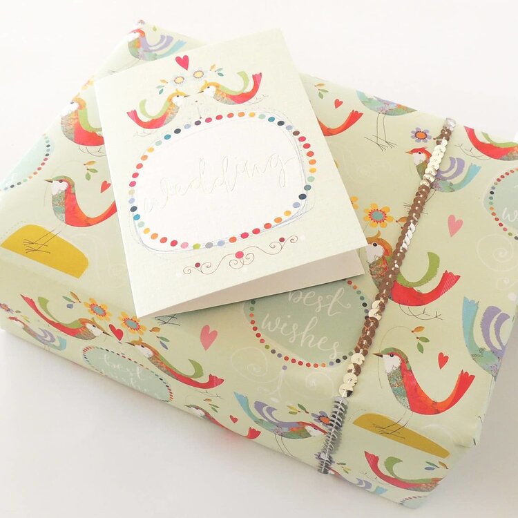 Kali Stileman 'Wedding' Silver Foiled Card