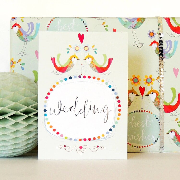 Kali Stileman 'Wedding' Silver Foiled Card