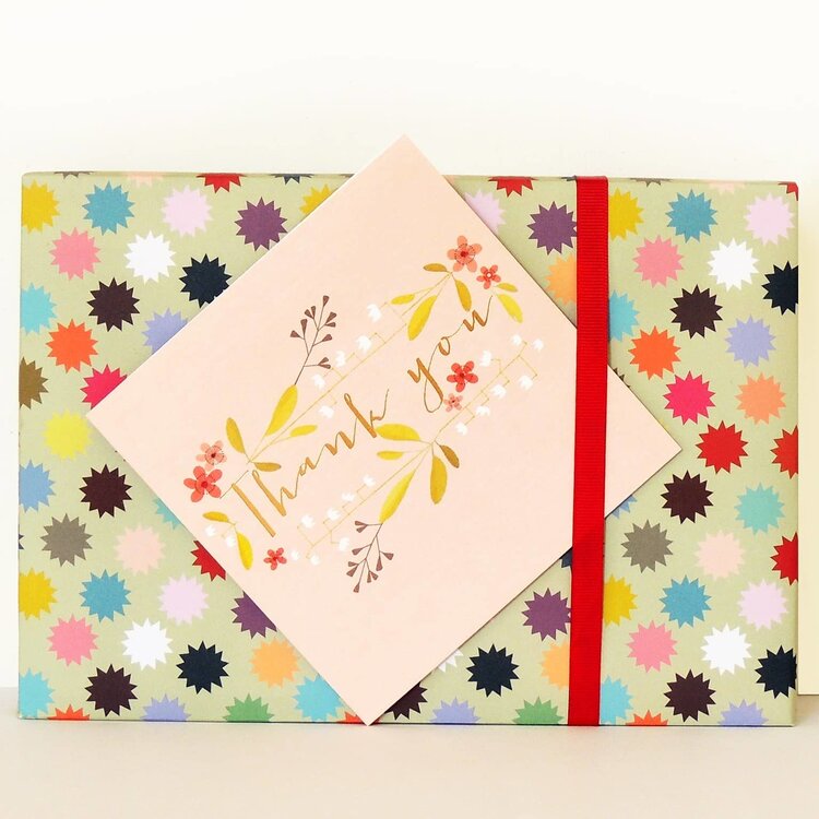 Kali Stileman 'Thank You' Gold Foiled Card