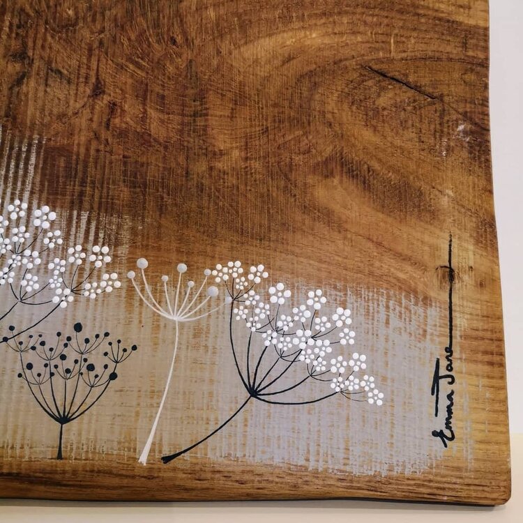 Emma Jane X Large Grey Painted Rustic Wood - HXL47