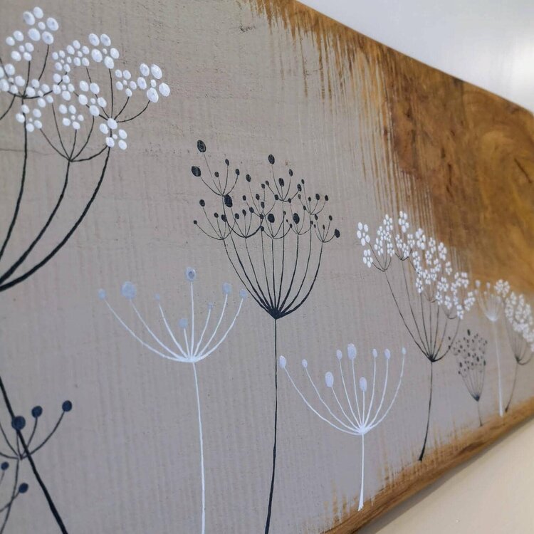 Emma Jane X Large Grey Painted Rustic Wood - HXL47