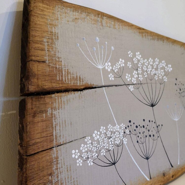 Emma Jane X Large Grey Painted Rustic Wood - HXL47