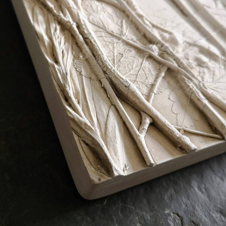 Rachel Dein Original Handmade Casting Dicentra Plaque