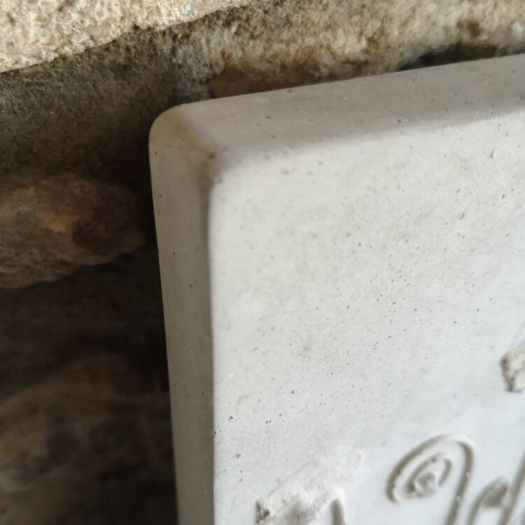 Rachel Dein Medium Concrete Cyclamen Plaque