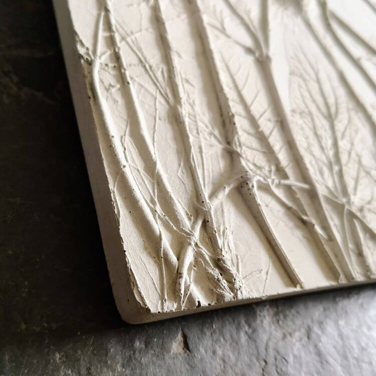 Rachel Dein Large Concrete Clematis Plaque