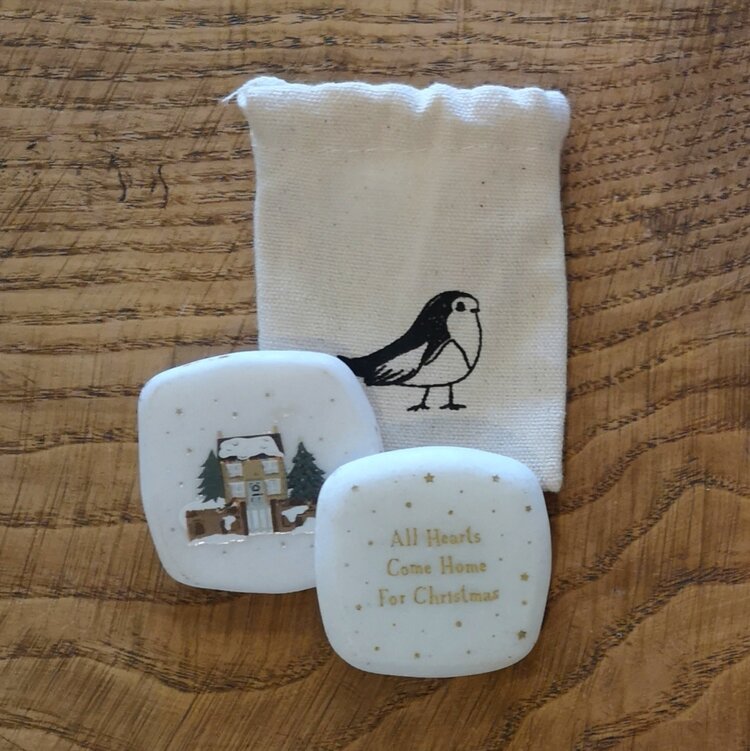 CGB Giftware Christmas Sentiment Pebble