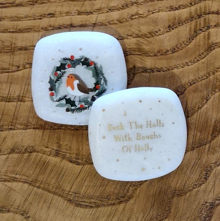 CGB Giftware Christmas Sentiment Pebble