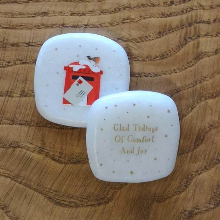 CGB Giftware Christmas Sentiment Pebble
