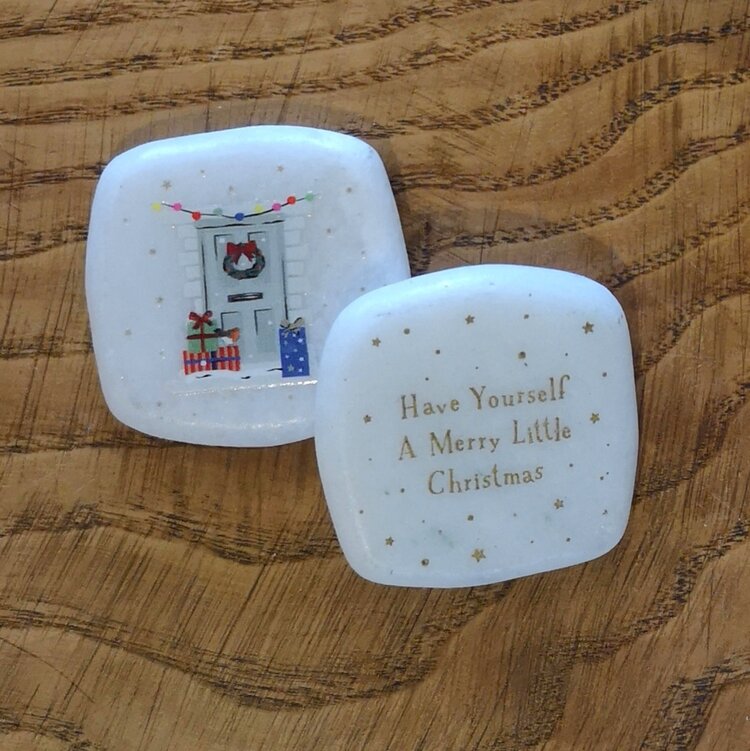 CGB Giftware Christmas Sentiment Pebble