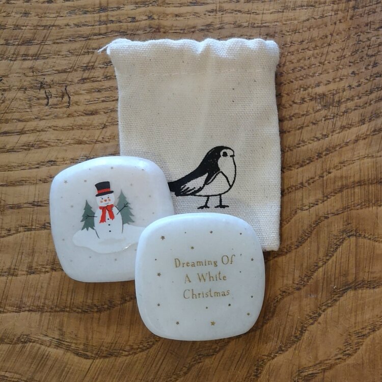 CGB Giftware Christmas Sentiment Pebble
