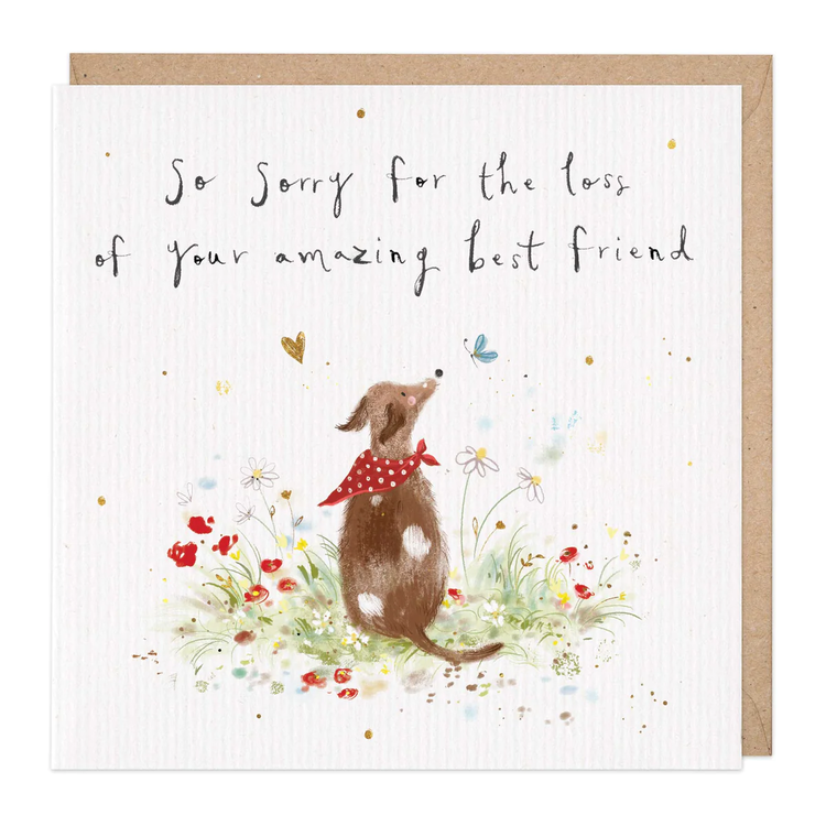 Whistlefish 'Sorry for your Loss' Dog Sympathy Card