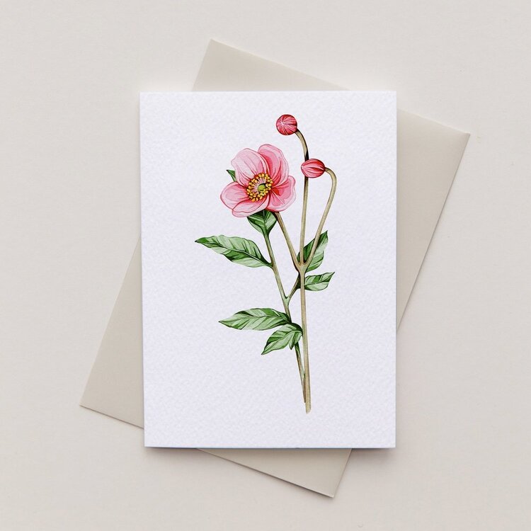 Sophie Brabbins Anemone Mini Card