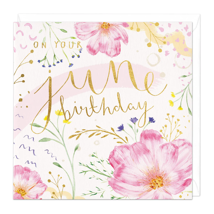 Whistlefish 'On Your Birthday' Month Card  - 12 Designs