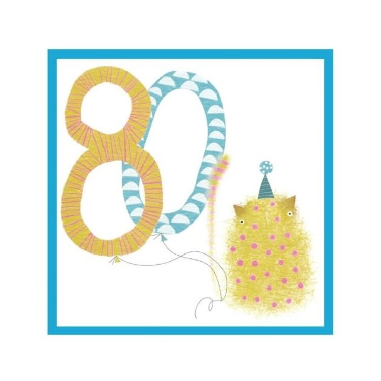 Margo 'Animal Antics' Birthday Age Card