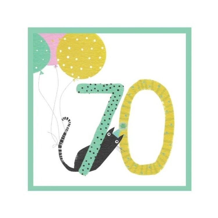 Margo 'Animal Antics' Birthday Age Card