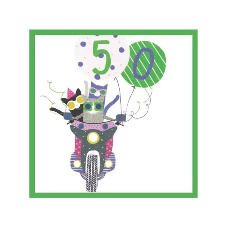 Margo 'Animal Antics' Birthday Age Card