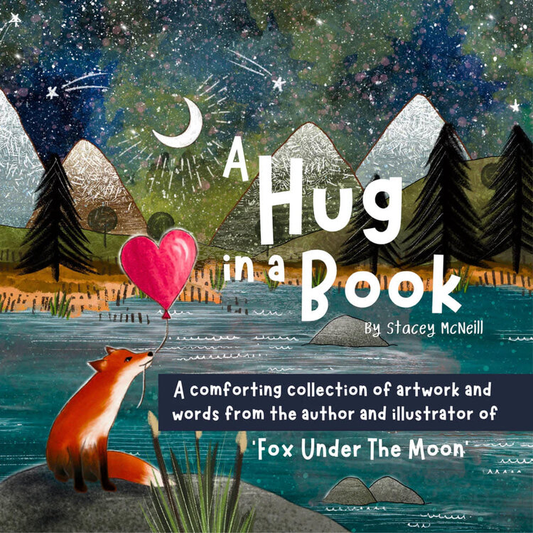 Fox Under The Moon 'Hug in a Book' Mini Book