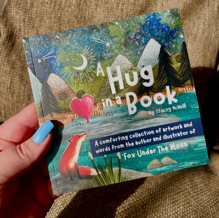 Fox Under The Moon 'Hug in a Book' Mini Book