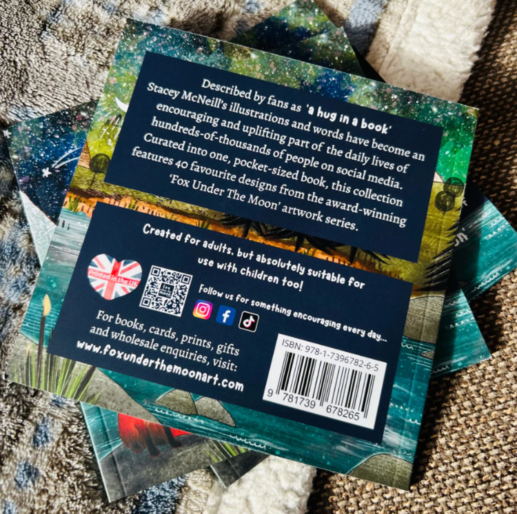 Fox Under The Moon 'Hug in a Book' Mini Book