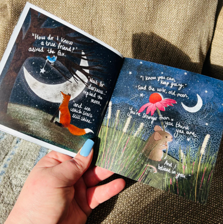 Fox Under The Moon 'Hug in a Book' Mini Book