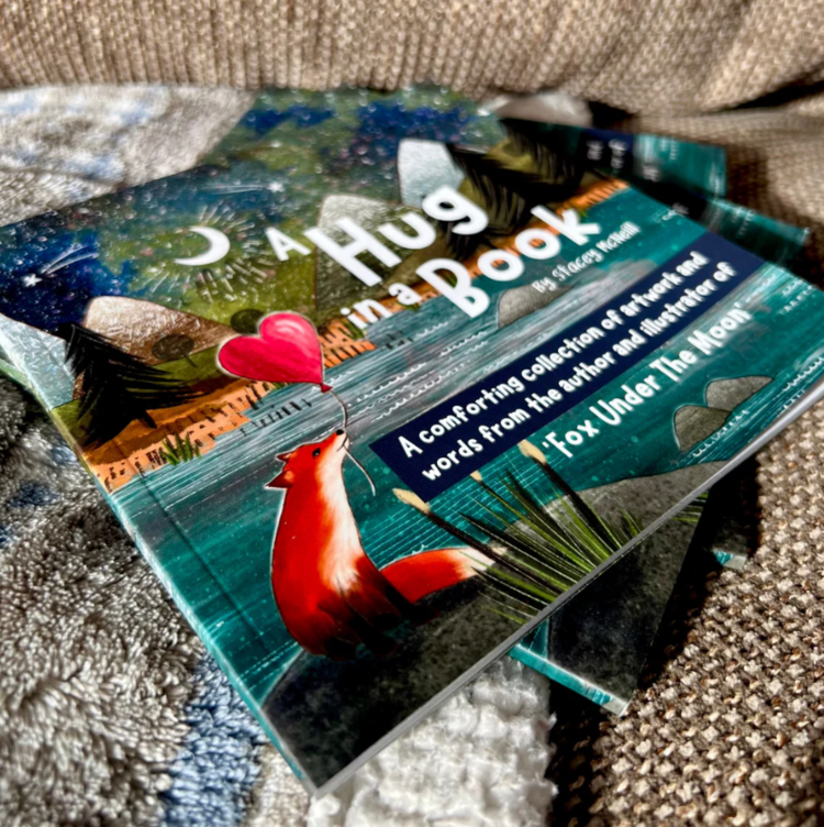 Fox Under The Moon 'Hug in a Book' Mini Book