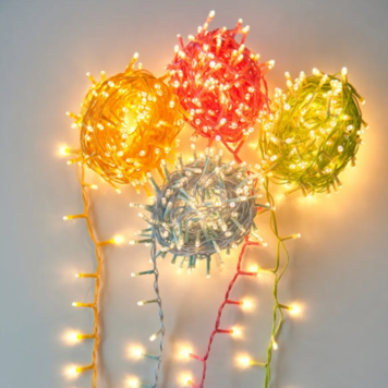 Lightstyle London Set of Pin Lights with Coloured Wire