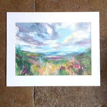 Eleanor Spalding 'II Heathlands Series' Giclee Mounted Print