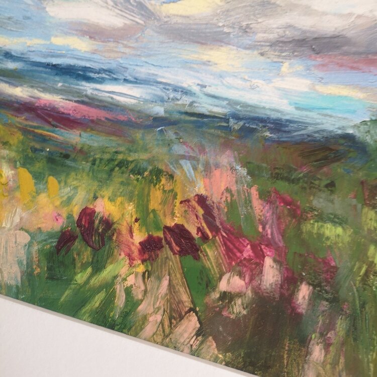 Eleanor Spalding 'II Heathlands Series' Giclee Mounted Print