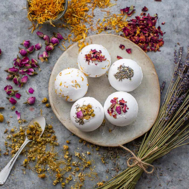 BrambleWood Lemongrass & Rosemary Bath Fizzy