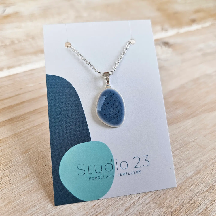 Studio 23 Ceramics Ceramic Pebble Pendant
