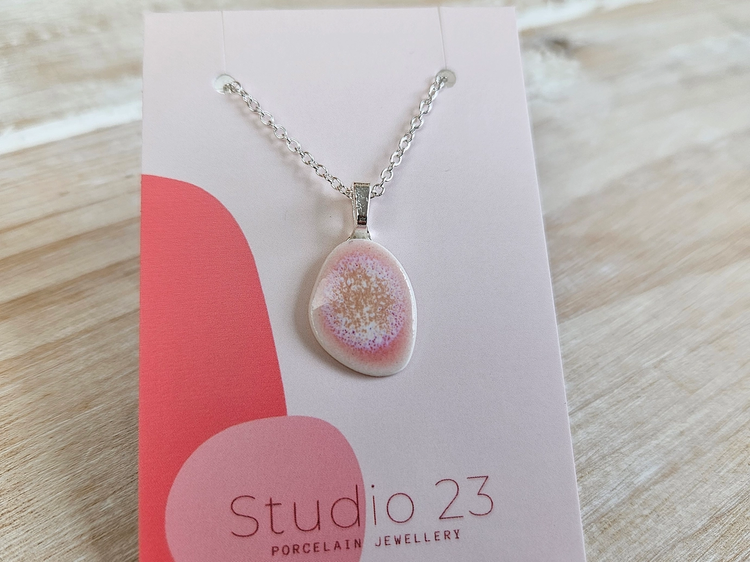 Studio 23 Ceramics Ceramic Pebble Pendant
