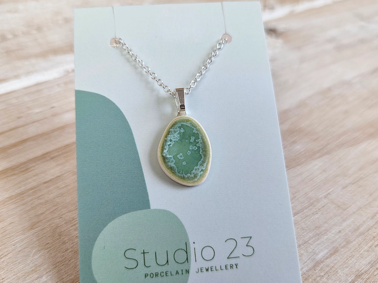 Studio 23 Ceramics Ceramic Pebble Pendant