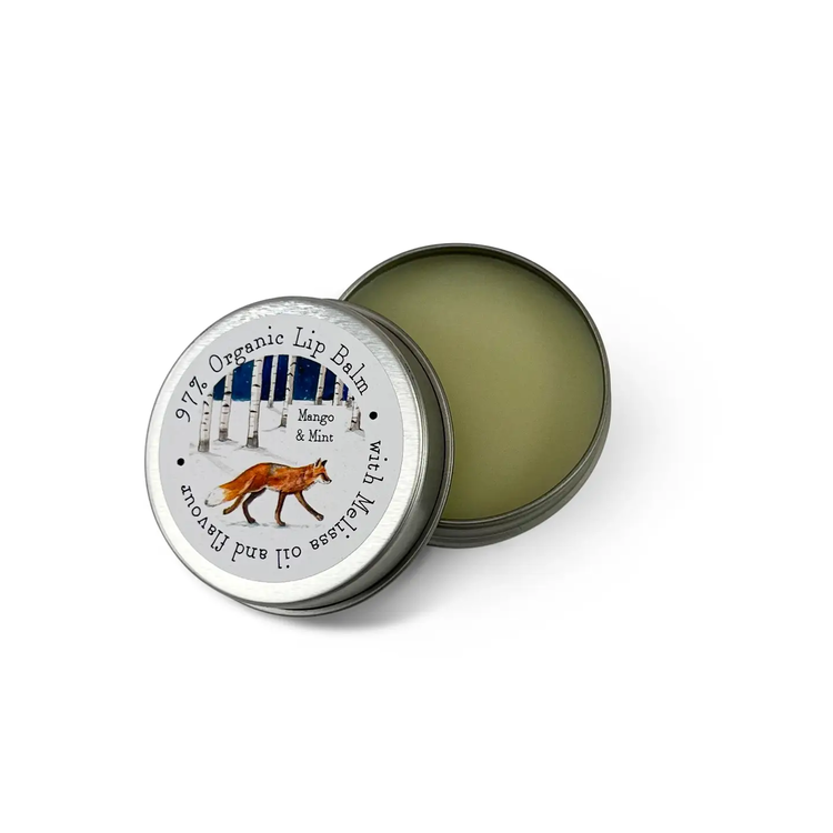 Heaven Scent Organic Lip Balm in Illustrated Tin