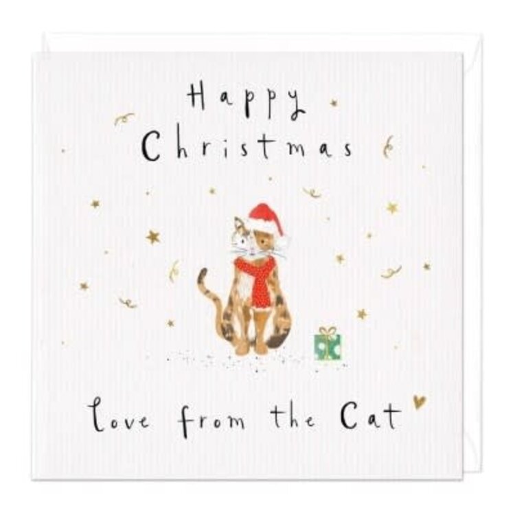 Whistlefish 'Happy Christmas from the Cat' Card