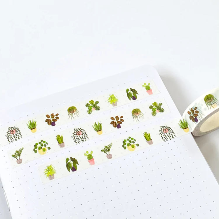 Sarah Frances Indoor Plants Washi Tape