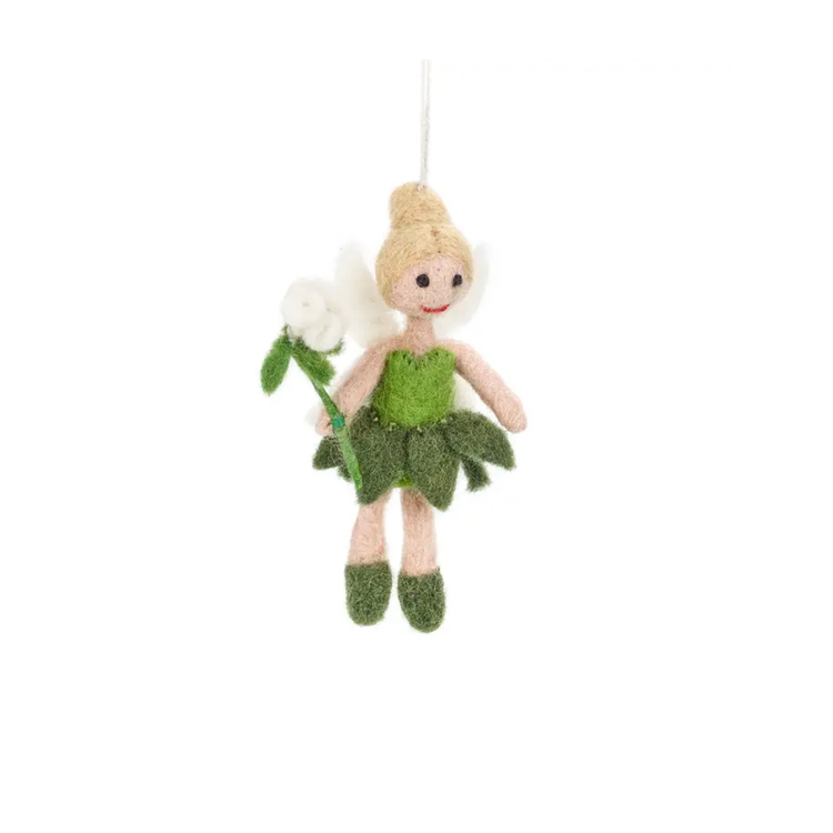 Felt So Good Handmade Felt Garden Fairy Hanging Decoration