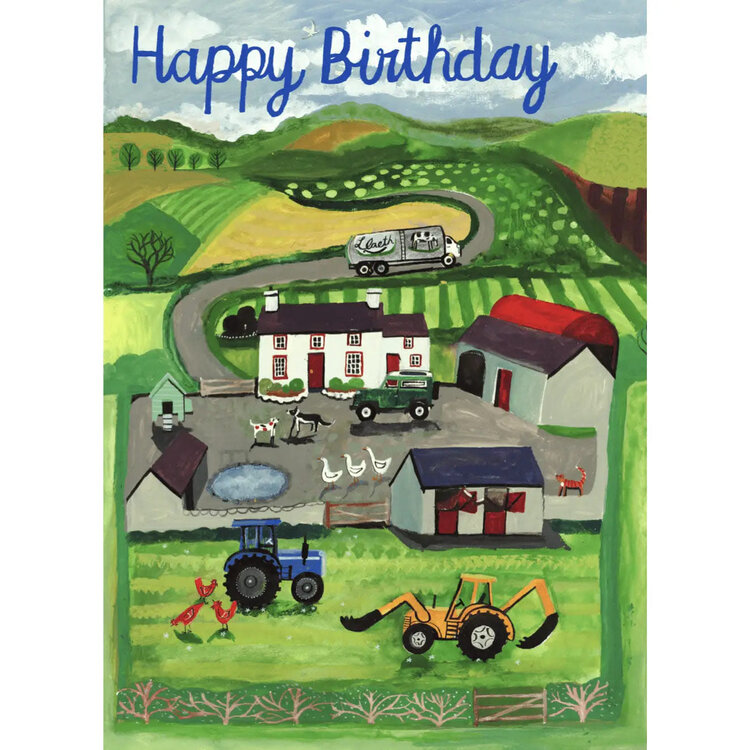 Driftwood Designs 'Happy Birthday' Farm Card