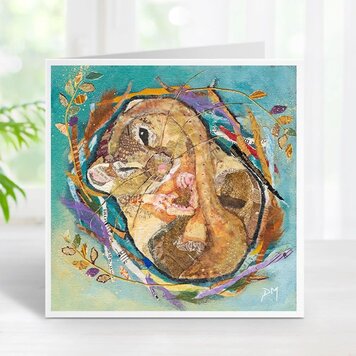 Dawn Maciocia 'Sleepyhead' Doormouse Art Card
