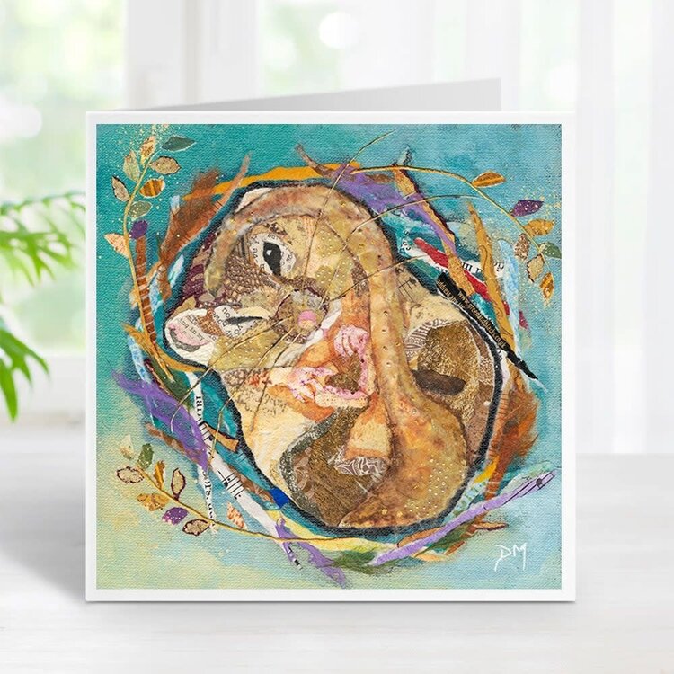 Dawn Maciocia 'Sleepyhead' Doormouse Art Card