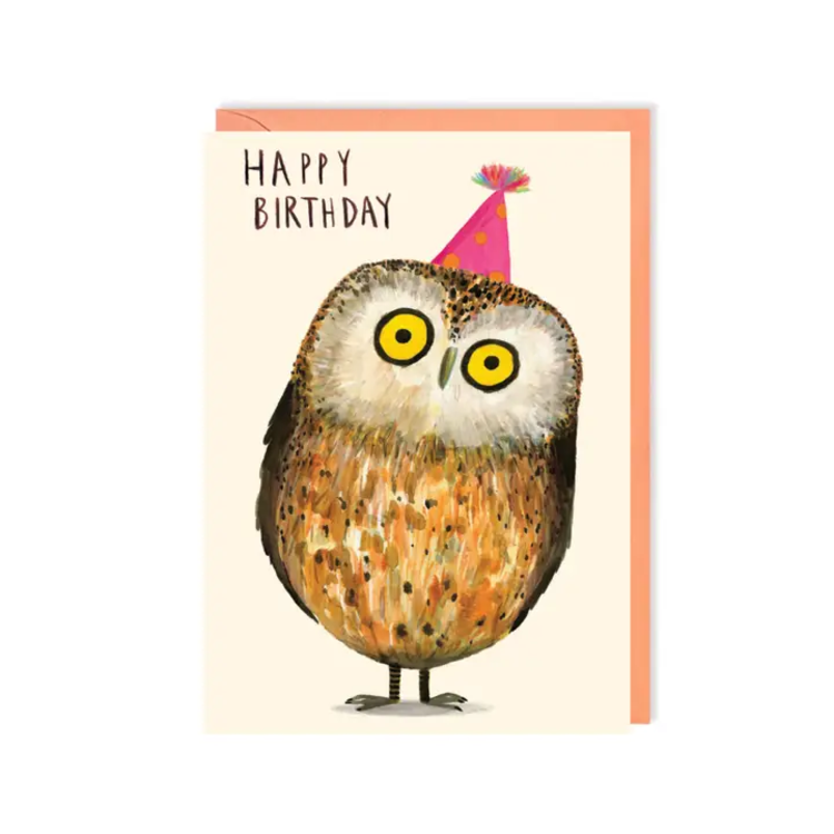 Charley Rabbit 'Happy Birthday' Little Owl Card