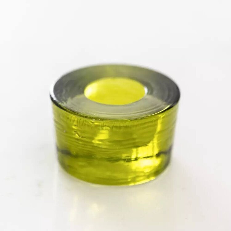 Grand Illusions Solid Glass Candlestick Holder - Various Colours