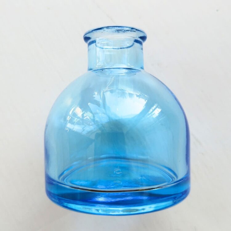 Chive Round Jewel Tone Loft Glass Bud Vase - Various Colours