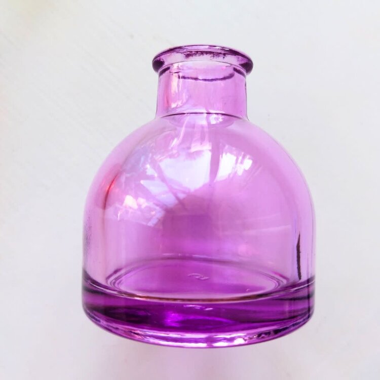 Chive Round Jewel Tone Loft Glass Bud Vase - Various Colours