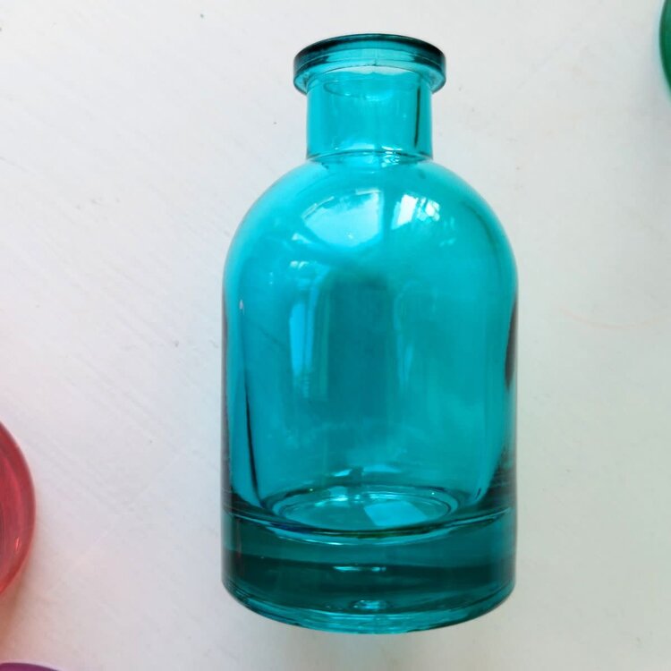 Chive Tall Jewel Tone Loft Glass Bud Vase - Various Colours